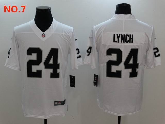 Men's Las Vegas Raiders 24 Marshawn Lynch Jesey NO.7;